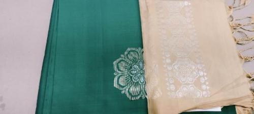 SOFT SILK SAREE WITH BLOUSE